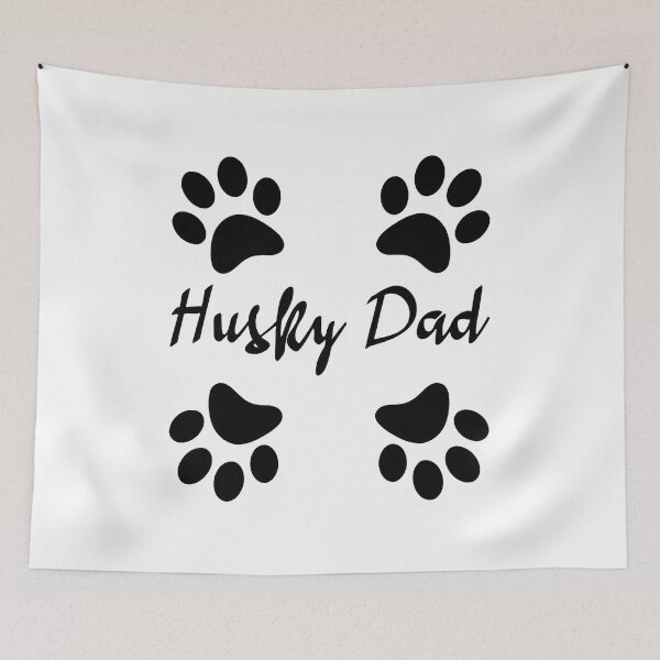Item preview, Husky Dad Paw Prints Dog Lover designed and sold by SoyLamderma.