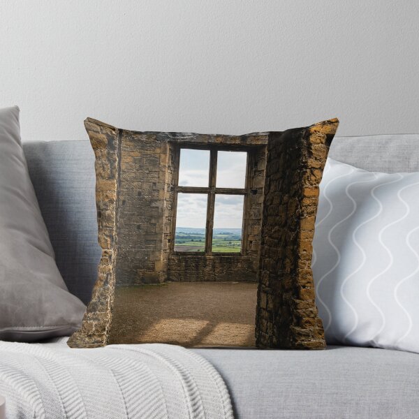 Item preview, Bolsover castle through stone doorway designed and sold by Astute-Artio-Photography.