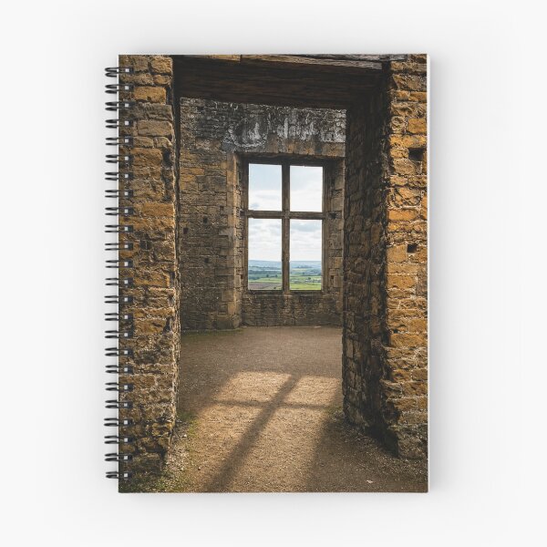 Item preview, Bolsover castle through stone doorway designed and sold by Astute-Artio-Photography.