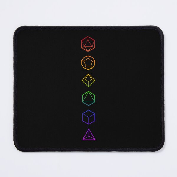 Item preview, Dungeons and Dragons: Rainbow Dice Spine designed and sold by firlachieldraws.