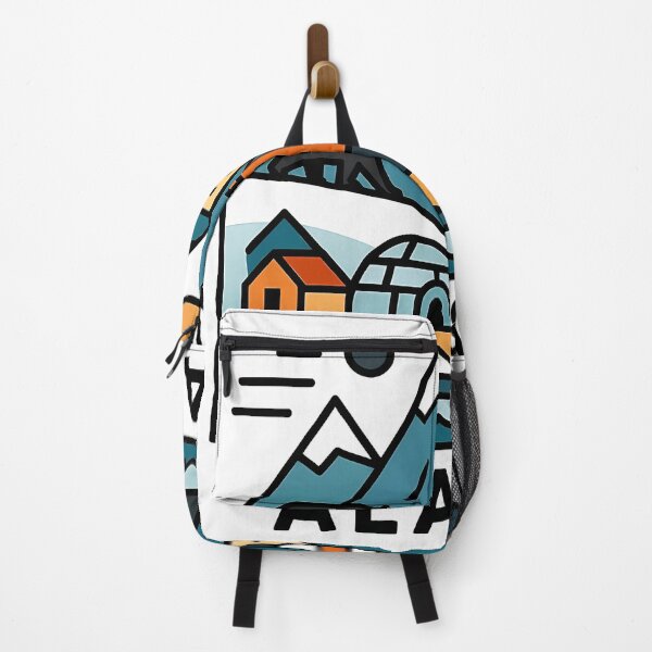 Item preview, Alaska Wilderness Travel Souvenir - Grizzly Bear & Snowy Mountain Art designed and sold by OzzFrequency.