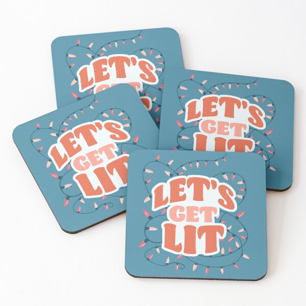 Item preview, Let's get lit Christmas lights designed and sold by Home Cyn Home.