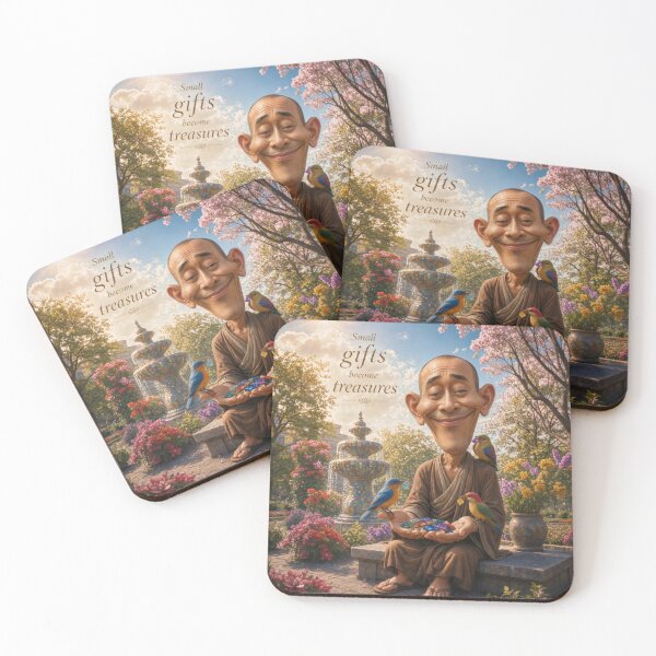 Item preview, Small Gifts Gentle Zen Wisdom Illustration designed and sold by The Brother Wu Collection.