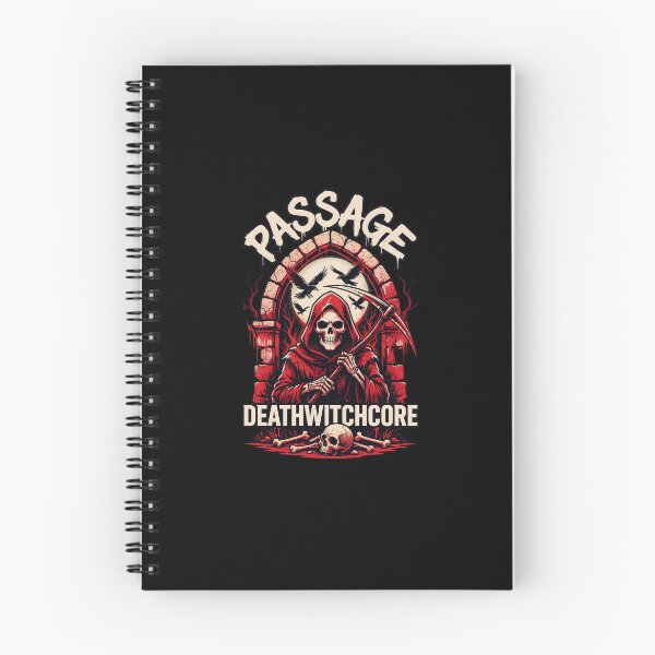Item preview, Grim Reaper Scythe Stone Archway Passage Deathwitchcore Graphic designed and sold by Enea Kelo.