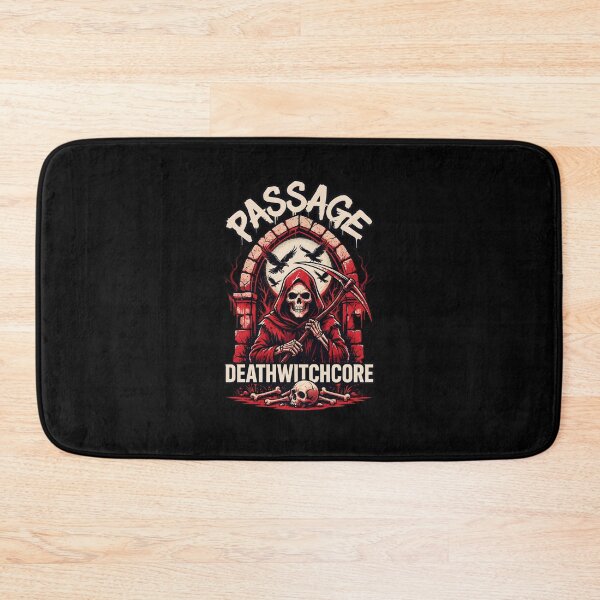 Item preview, Grim Reaper Scythe Stone Archway Passage Deathwitchcore Graphic designed and sold by Enea Kelo.