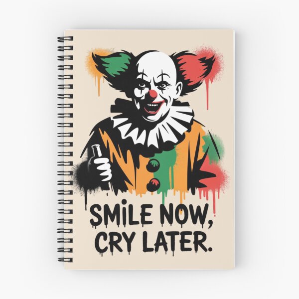 Item preview, BANKSY CLOWN - SMILE NOW, CRY LATER designed and sold by 123ks.