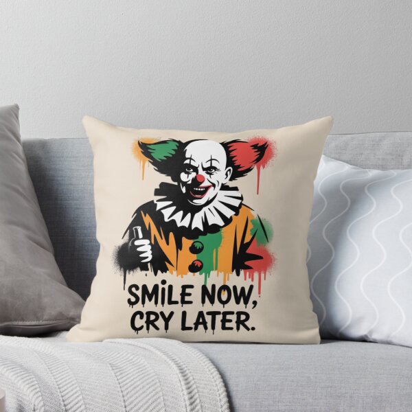 Item preview, BANKSY CLOWN - SMILE NOW, CRY LATER designed and sold by 123ks.