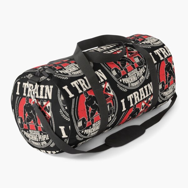 Item preview, I Train Because Punching People Is Frowned Upon designed and sold by LoganDzign.
