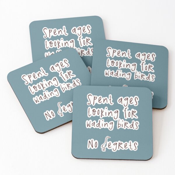 Item preview, Birdwatchers Egret Pun designed and sold by bee-denham-art.