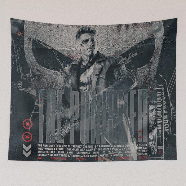 Item preview, The Punisher Frank Castle Jon Bernthal Marvel Graphic Poster designed and sold by Shopunte.