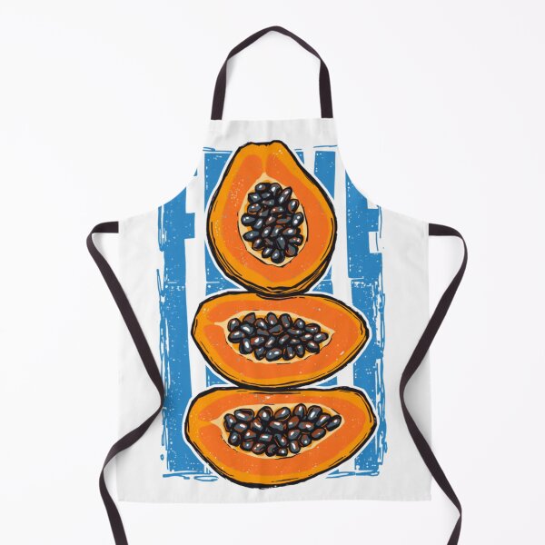 Item preview, Tropical Papaya Fruit Watercolor Summer Botanical Art Design designed and sold by wecrea.