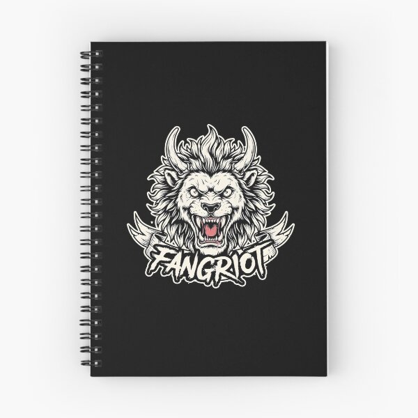 Item preview, Fangriot Roaring Lion Horned Beast Heavy Metal Emblem designed and sold by Enea Kelo.