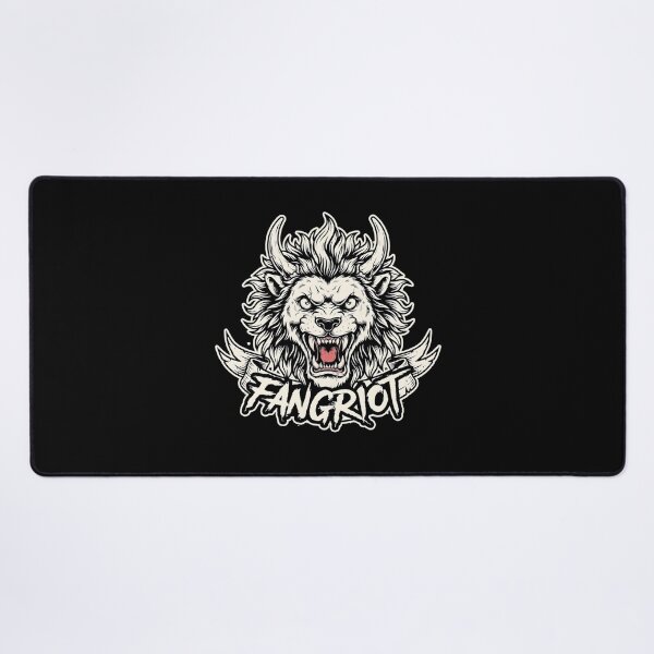 Item preview, Fangriot Roaring Lion Horned Beast Heavy Metal Emblem designed and sold by Enea Kelo.