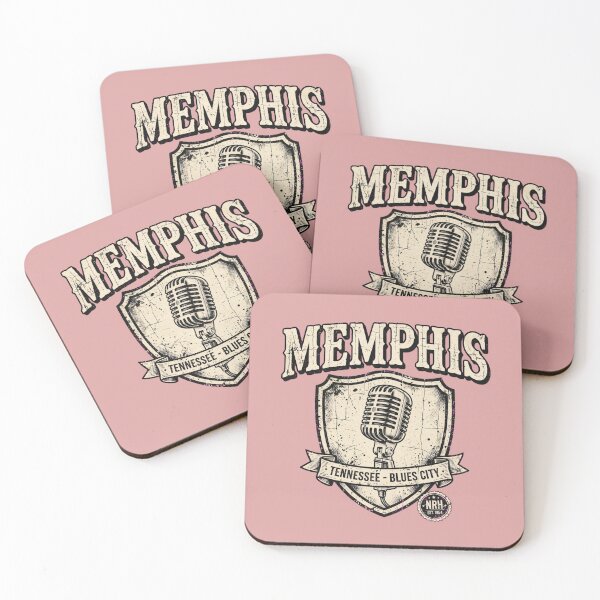 Item preview, Vintage Memphis Tennessee Blues City Retro Poster designed and sold by Normandy Road Heritage.