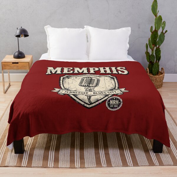 Item preview, Vintage Memphis Tennessee Blues City Retro Poster designed and sold by Normandy Road Heritage.