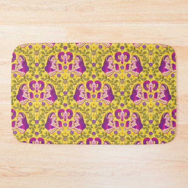 Item preview, Fire Katrinas, yellow background designed and sold by WONDERPRINTVALLEY.