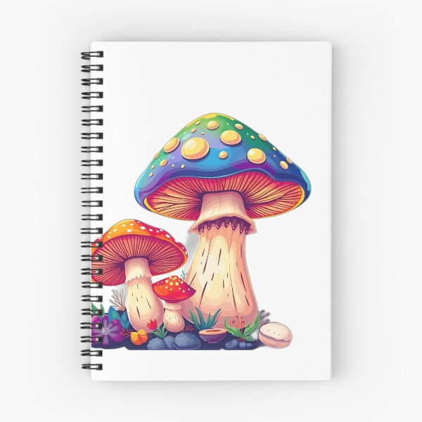 Item preview, Radiant Mushroom Cottagecore Wanders Through a Vivid Woodland designed and sold by Shadow-Stone.