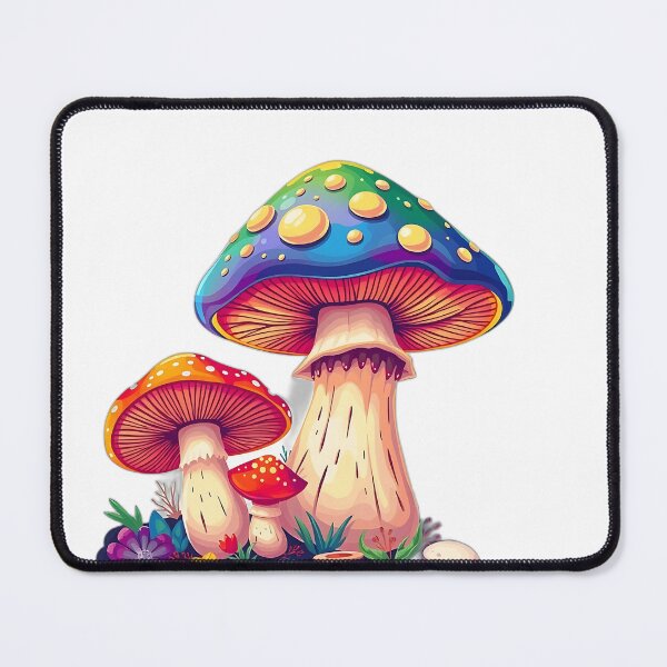 Item preview, Radiant Mushroom Cottagecore Wanders Through a Vivid Woodland designed and sold by Shadow-Stone.