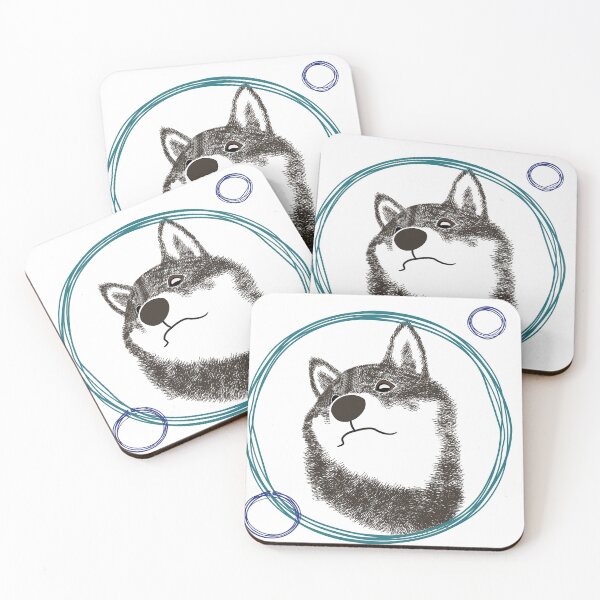 Item preview, Shiba Inu in the Bubble - Blue green designed and sold by ShibaCruise-On.