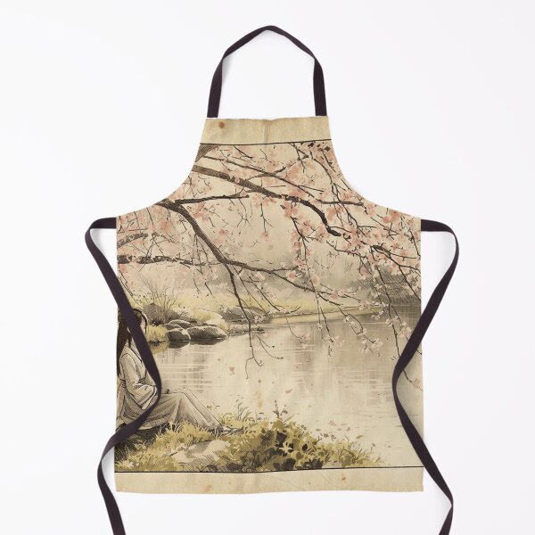 Item preview, Japanese Ink Print: "Serenity by the Water" designed and sold by Old Barn Studios.