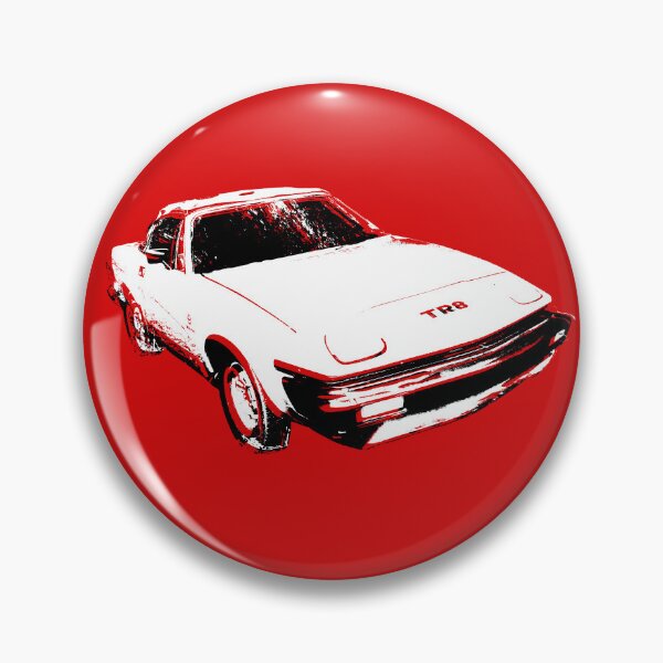 Item preview, Triumph TR8 British classic car black-white split designed and sold by soitwouldseem.