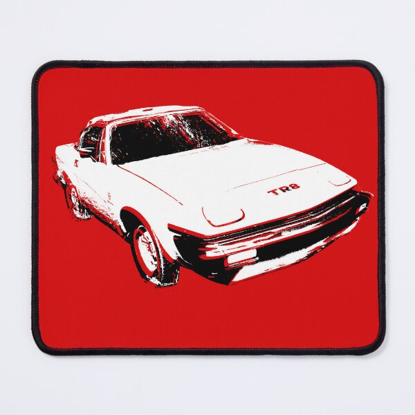 Item preview, Triumph TR8 British classic car black-white split designed and sold by soitwouldseem.