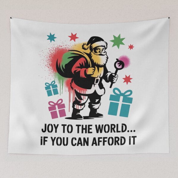 Item preview, Banksy Santa - Joy to the World… if you can afford it designed and sold by 123ks.