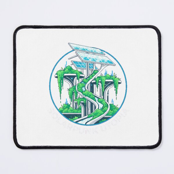 Item preview, Solarpunk Utopia Futuristic Green City Hanging Gardens Art designed and sold by Ahmed Nedji.