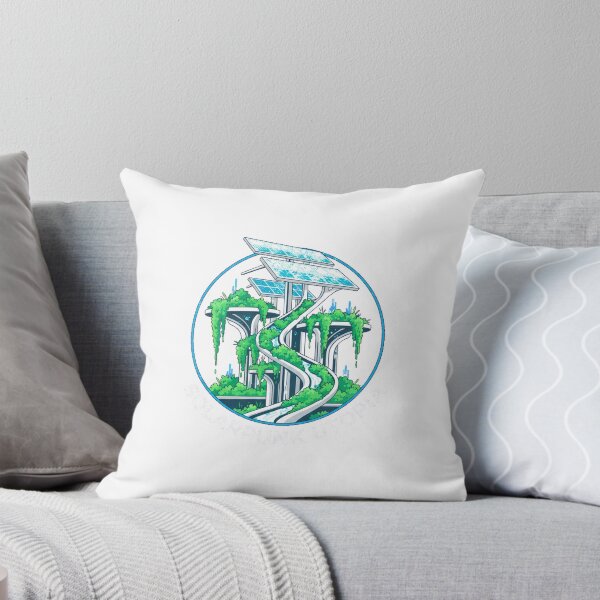 Item preview, Solarpunk Utopia Futuristic Green City Hanging Gardens Art designed and sold by Ahmed Nedji.
