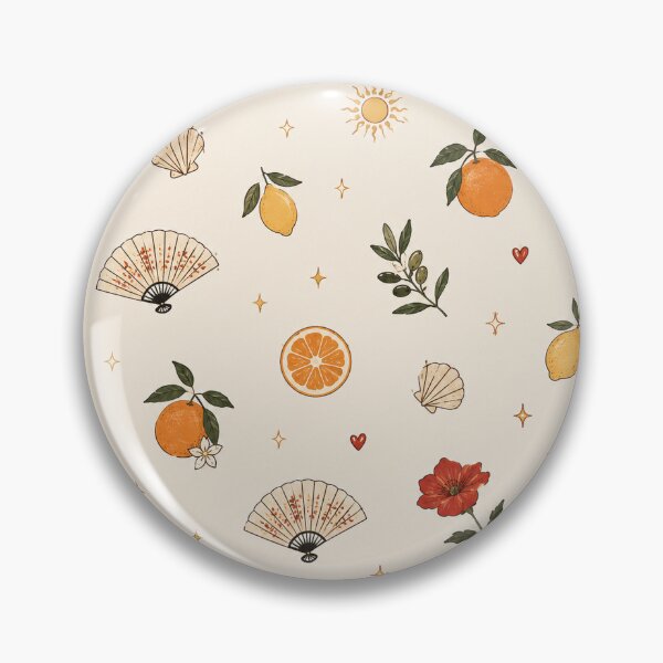 Item preview, Mediterranean Summer Pattern | Spanish Citrus & Coastal Aesthetic designed and sold by cezzarie.