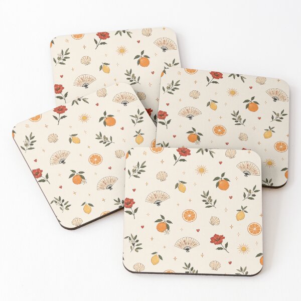 Item preview, Mediterranean Summer Pattern | Spanish Citrus & Coastal Aesthetic designed and sold by cezzarie.