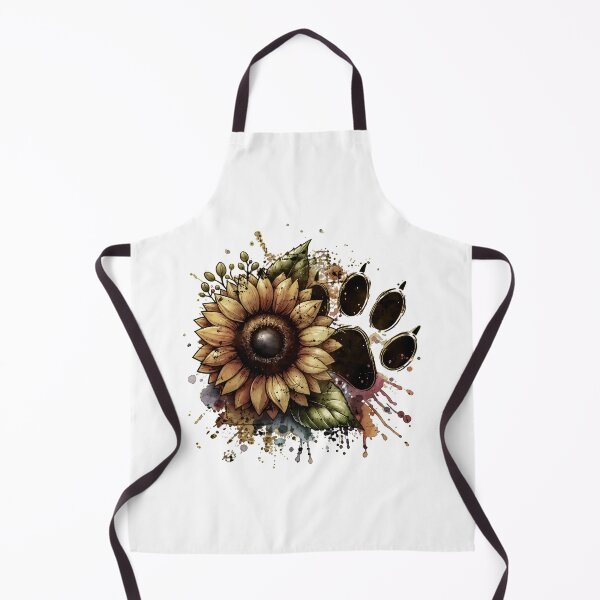 Item preview, Sunflower Paw Print Art designed and sold by SoyLamderma.