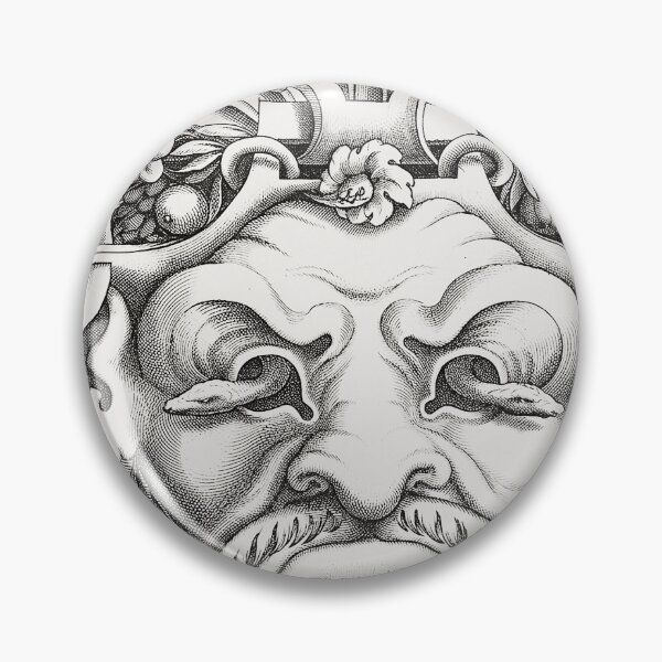 Item preview, Mask with Two Snakes Emerging from the Eye Sockets" designed and sold by The Ravens Ballad.