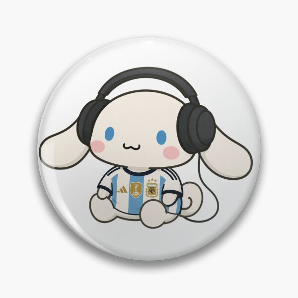 Item preview, Cinnamonroll with Argentinian Worldcup Shirt designed and sold by whoismomoexe.