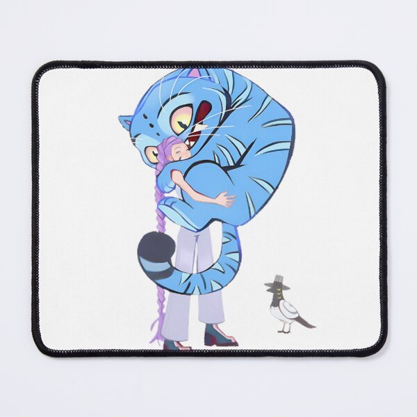 Item preview, Big Blue Cat Hug Artwork designed and sold by Christopher Andrews.