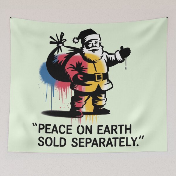 Item preview, Banksy Santa - Peace on Earth sold separately. designed and sold by 123ks.