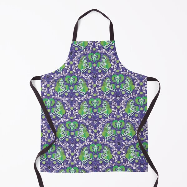 Item preview, Green Katrinas, purple background designed and sold by WONDERPRINTVALLEY.