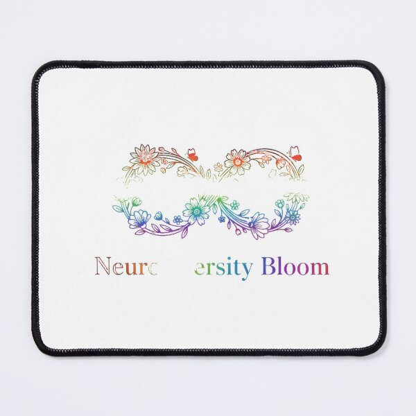Item preview, Neurodiversity Bloom Infinity Loop Wildflowers Inclusive Art designed and sold by Ahmed Nedji.