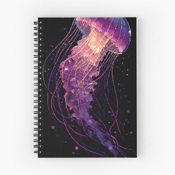 Item preview, Pixel art jellyfish designed and sold by ScienceRex.
