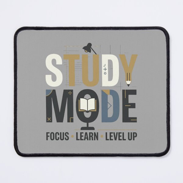 Item preview, Study Mode Typography | Premium Student Motivation Artwork designed and sold by Amr Darwish Graphic designer.