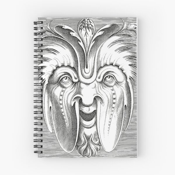 Item preview, Mask with Two Large Smooth Horns Curving Downwards designed and sold by The Ravens Ballad.