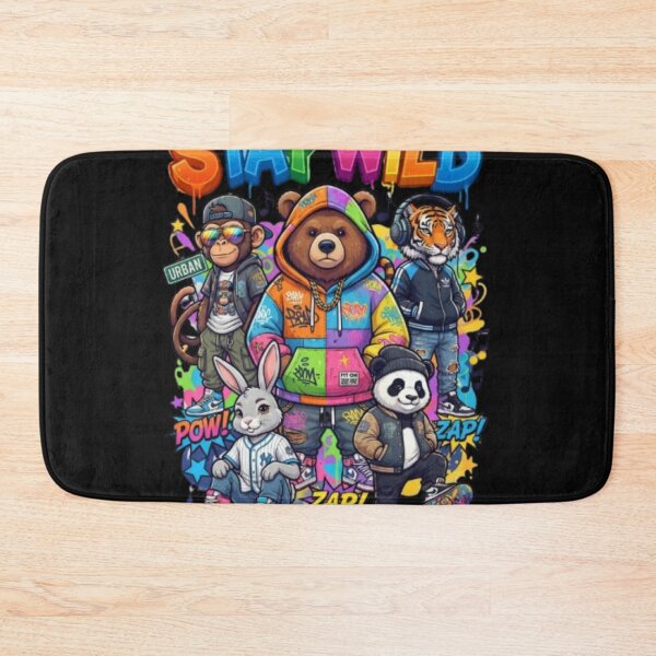 Item preview, Stay Wild – Wild Spirit Adventure Animal T-Shirt designed and sold by Fit On.