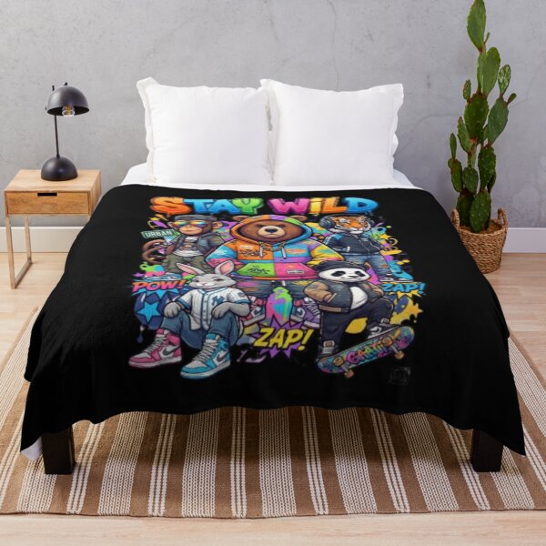 Item preview, Stay Wild – Wild Spirit Adventure Animal T-Shirt designed and sold by Fit On.