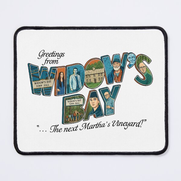Item preview, Vintage Greetings From Widow's Bay Retro Spooky Travel Postcard Gothic Dark Academia Autumn designed and sold by Kovav.