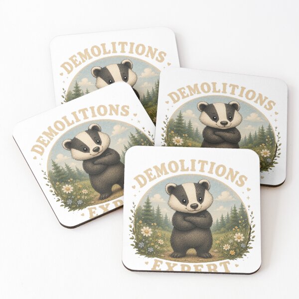 Item preview, Political Expert Badger Shirt | Funny Politics Humor | Cute Animal Political Meme designed and sold by SleepyLlamaClothes.