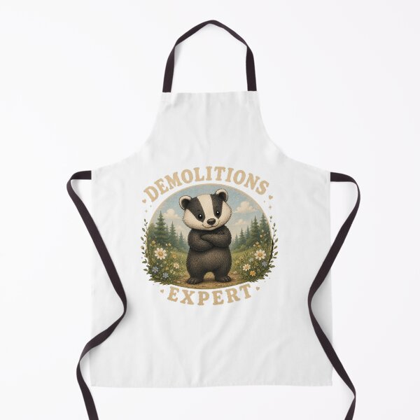 Item preview, Political Expert Badger Shirt | Funny Politics Humor | Cute Animal Political Meme designed and sold by SleepyLlamaClothes.