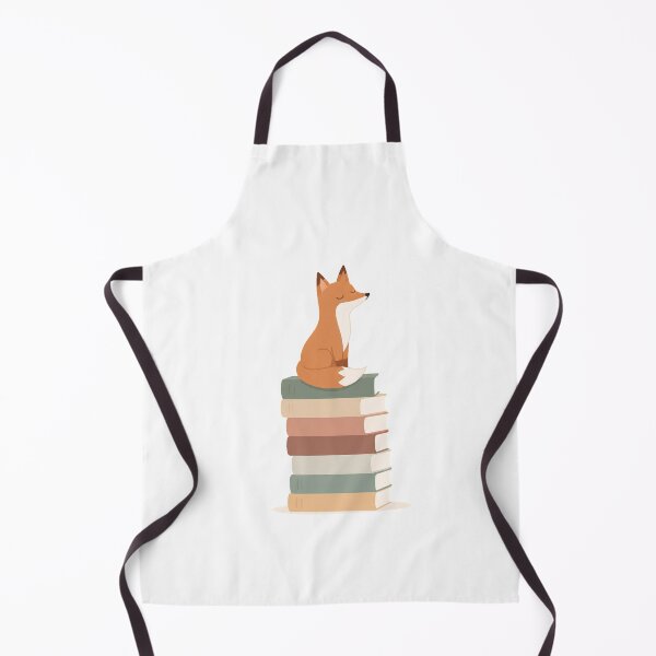 Item preview, Cozy Reading Fox Sitting On Books Illustration designed and sold by Inka Moon Design.