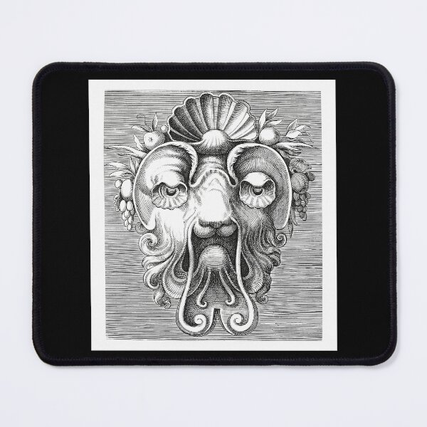 Item preview, Mask with Shell-Shaped Eyes and a Shell Between Fruit Clusters on the Forehead designed and sold by The Ravens Ballad.