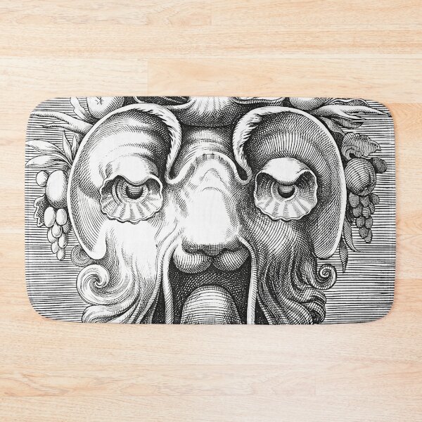 Item preview, Mask with Shell-Shaped Eyes and a Shell Between Fruit Clusters on the Forehead designed and sold by The Ravens Ballad.