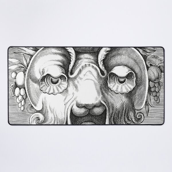 Item preview, Mask with Shell-Shaped Eyes and a Shell Between Fruit Clusters on the Forehead designed and sold by The Ravens Ballad.